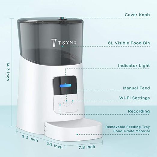 TSYMO Automatic Cat Feeder TSYMO Automatic Cat Feeder